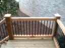 Deckorator Pickets with Cedar rail