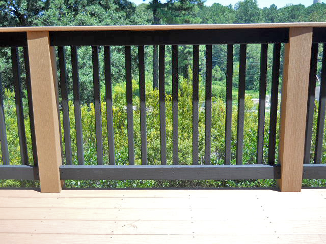 deck railing design plans