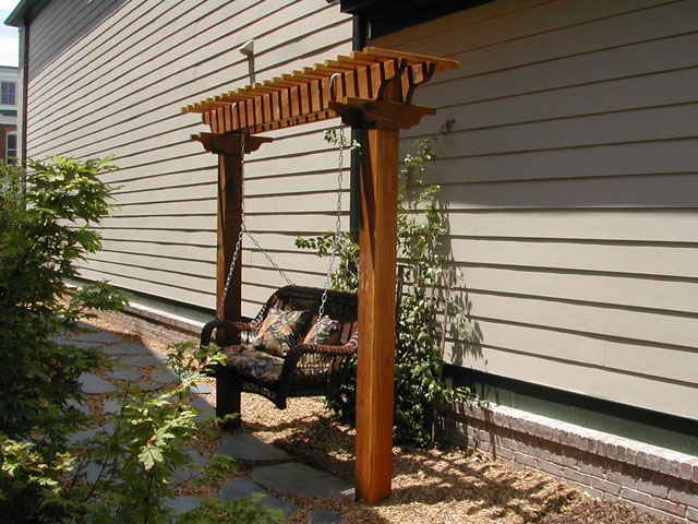 Arbor with Swing