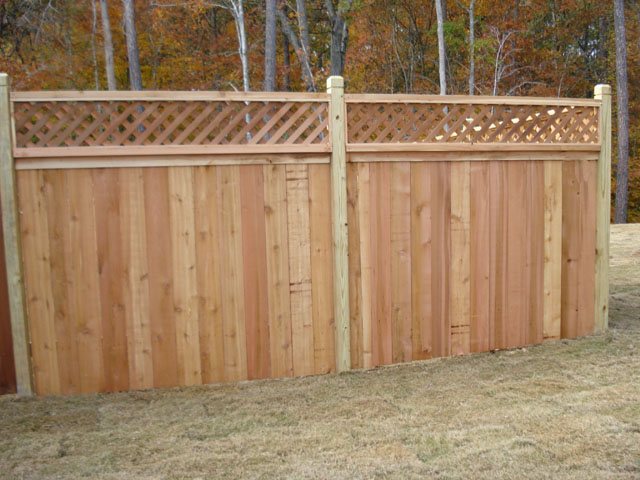 cedar fence plans