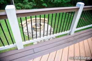 Custom Deck Project with Fire Pit
