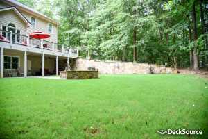 Custom Deck Project with Fire Pit